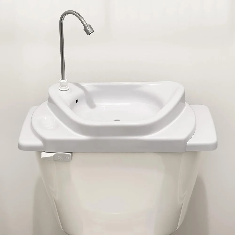 

Eco Friendly Toilet Tank Sink with Built in Faucet