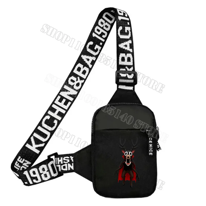 99-ночей в лесу, нагрудная сумка с оленем, сумка через плечо для мужчин и женщин, уличная крутая портативная сумка через плечо, сумка для хранения салфеток для телефона