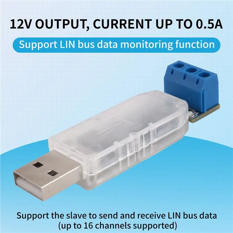 LLCS-LIN Bus Analysis Controller USB To LIN Debugger LIN Bus Analyzer(1PCS)
