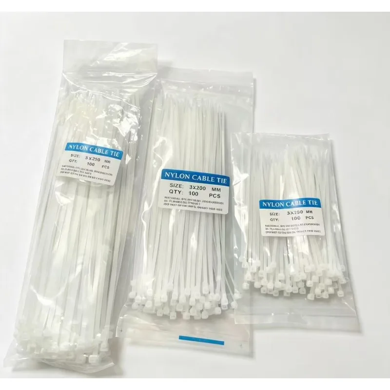 Cable tie 100 wholesale nylon cable ties foreign trade direct supply self-locking cable ties 100.