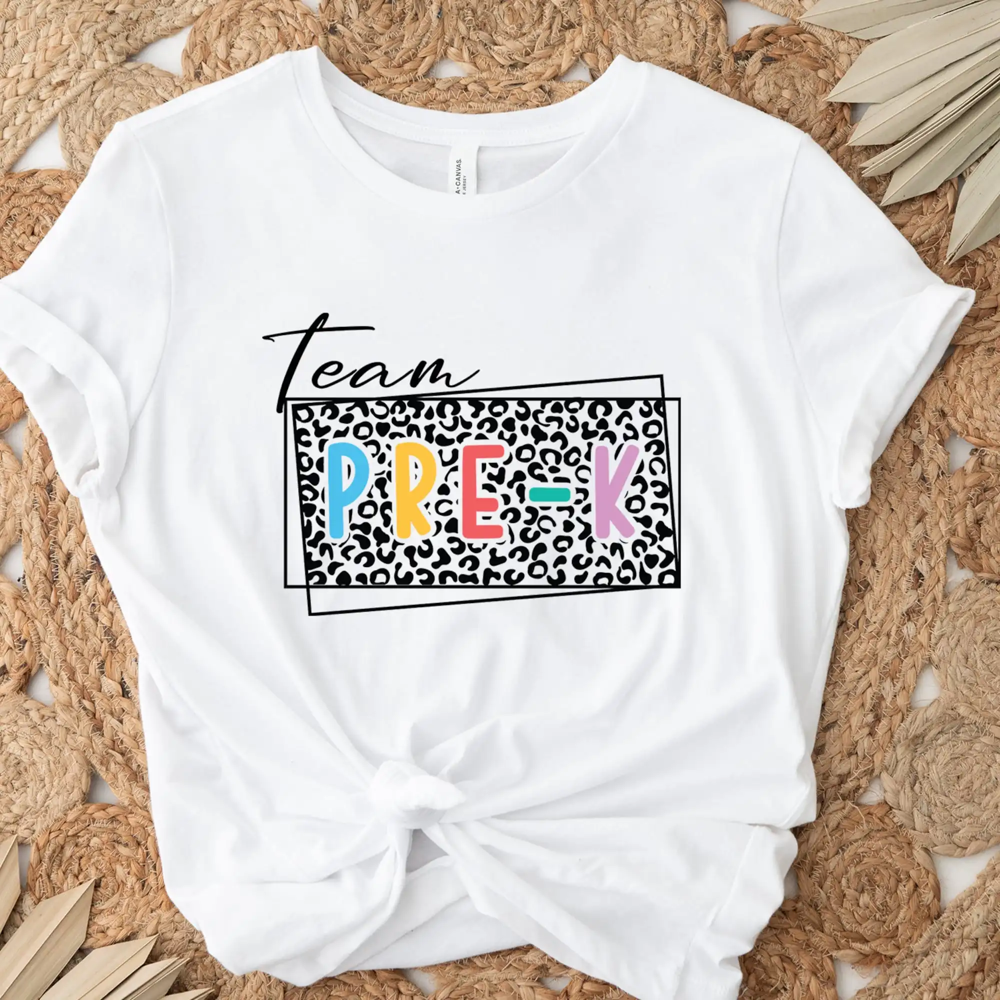 Hello Preschool Team First Day Teacher, Pre-K Tshirt