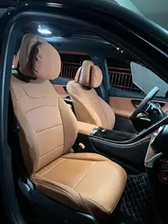 Custom Fit Car Seat  Cover for 7 Seats Full Set Quality Leather for Mercedes Benz GLC Front and Rear Seats