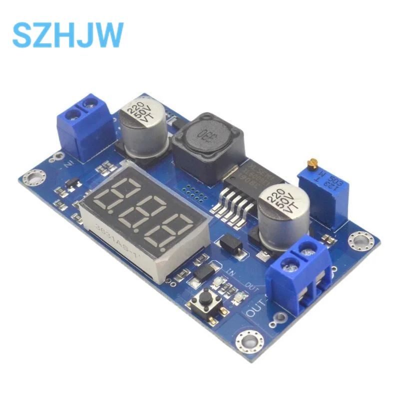 XL6009 DC-DC Boost Step Up Module Converter Digital Voltmeter Display Voltage Meter 4A Output 4.5-32V to 5-55V