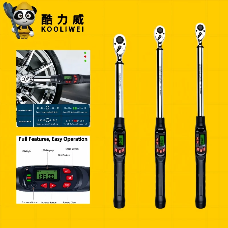 KOOLIWEI KB4‑200BN/340BN/400BN Digital Torque Wrench 1/2