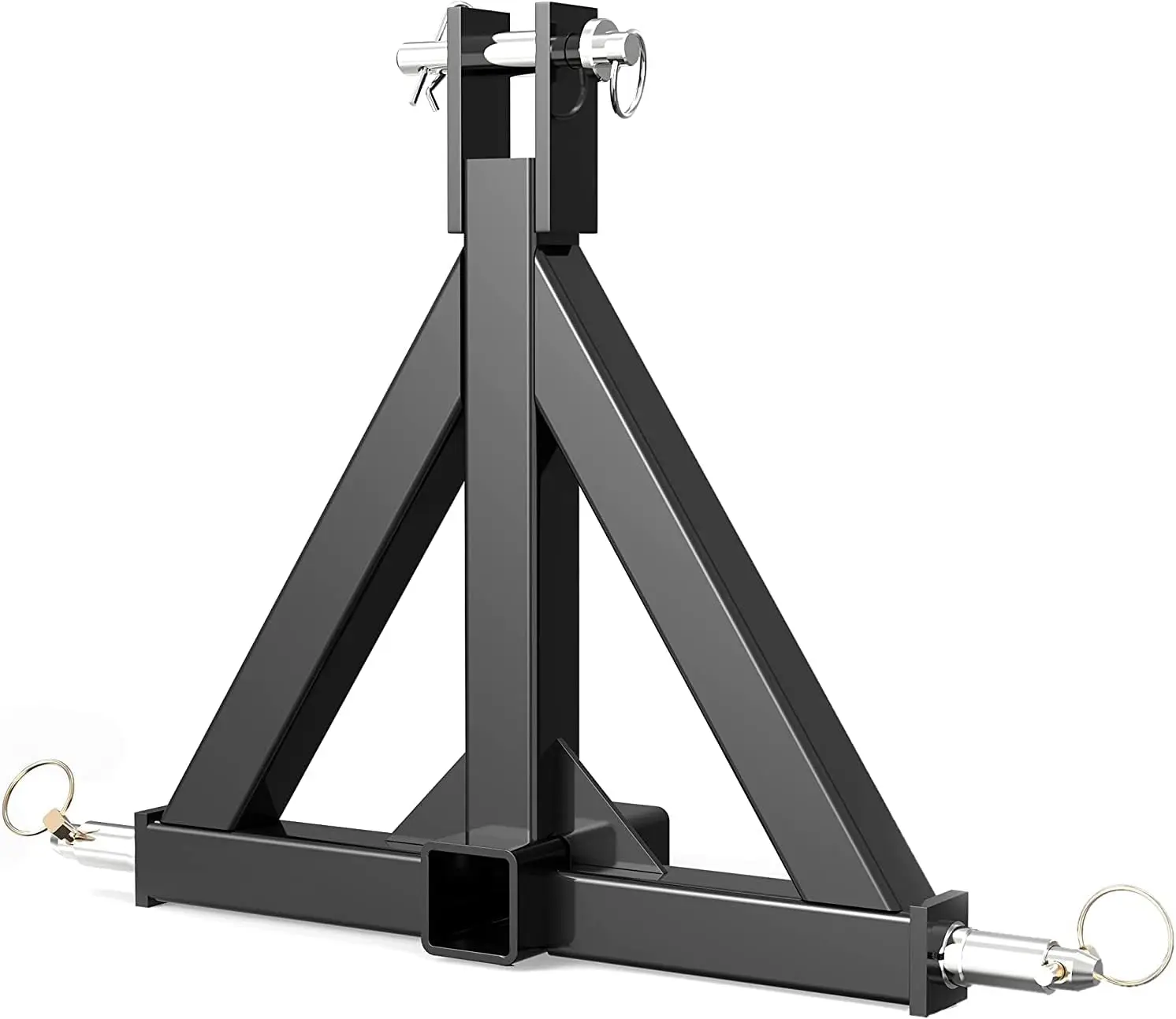 

3 Point Trailer Hitch with 2" Receiver, Category 1 Tractor Drawbar Adapter for Kubota John Deere Compact Tractors