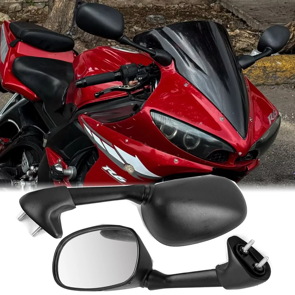 R6 Rearview Mirrors for Yamaha YZFR1 1999 2000 2001 02 2003 2004 2005 2006 2007 YZF-R6 YZFR6 YZF R1 Side Mirror Motorcycle Parts