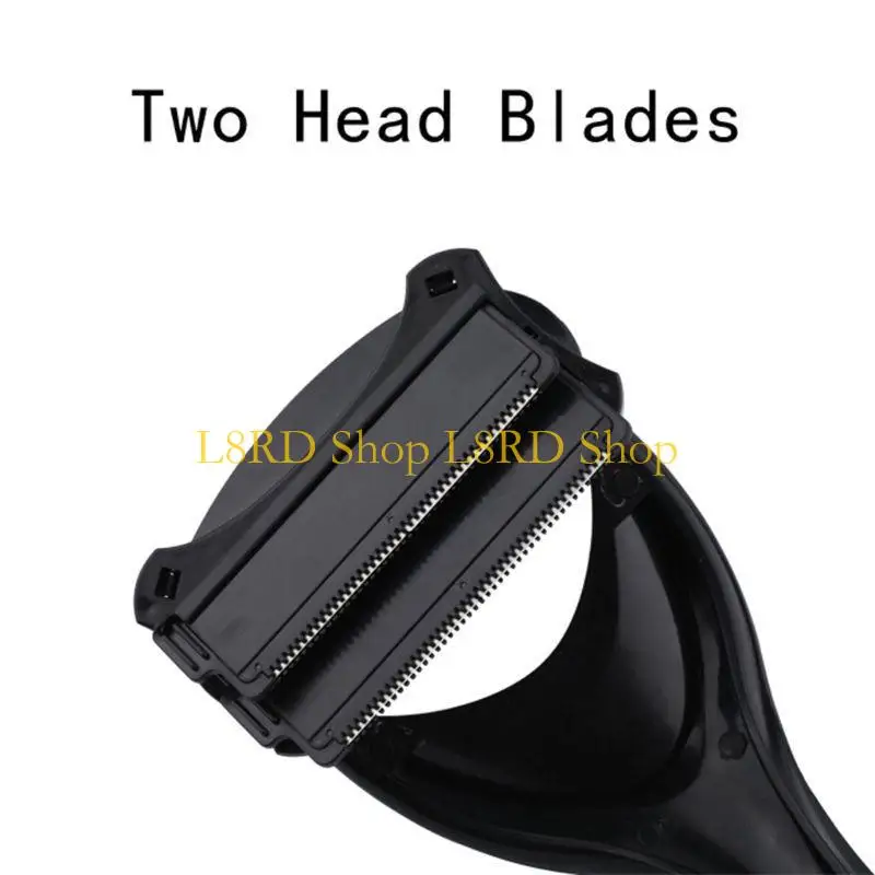 L8RD Men Manual Back Hair Shaver for Head Blade Trimmer Body Leg Removal for Razor