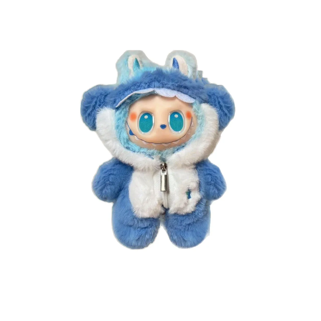 Kleidung für Labubu 17 cm V1 V2 V3 Hai-Baby-Body. Die Monster-Puppen verwandelt sich in einen tierischen verbundenen Puppenersatz