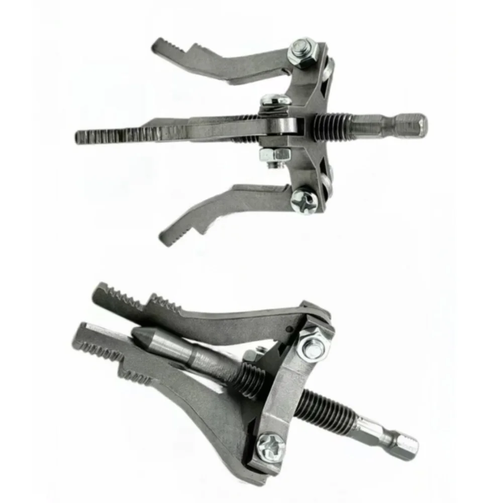 Adaptable Screw Extractor Tool Broken Screw Extractor Faucet Repair Kit Silver Screw Pipe Remover Precision Gripping