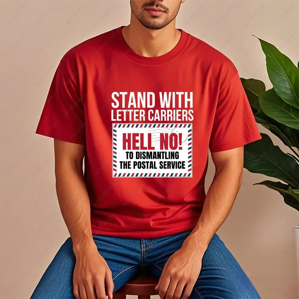 

March 23 2025 Stand with Letter Carriers Men Women TShirt Protect The United States Postal Service Save USPS Don't Dismantle Tee