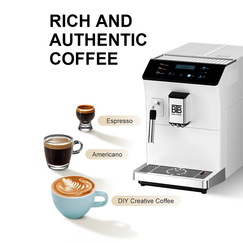 #High Performance BTB-205 Fully Automatic Electric Commercial Coffee Machine Stainless Steel Internal Grinding System 12-Cup