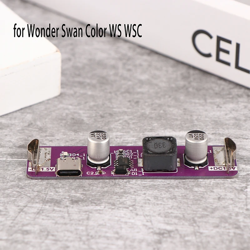 New 1Pcs USB Type-C Power Module For Wonder Swan Color WSCC WSC Replaceable Power Module