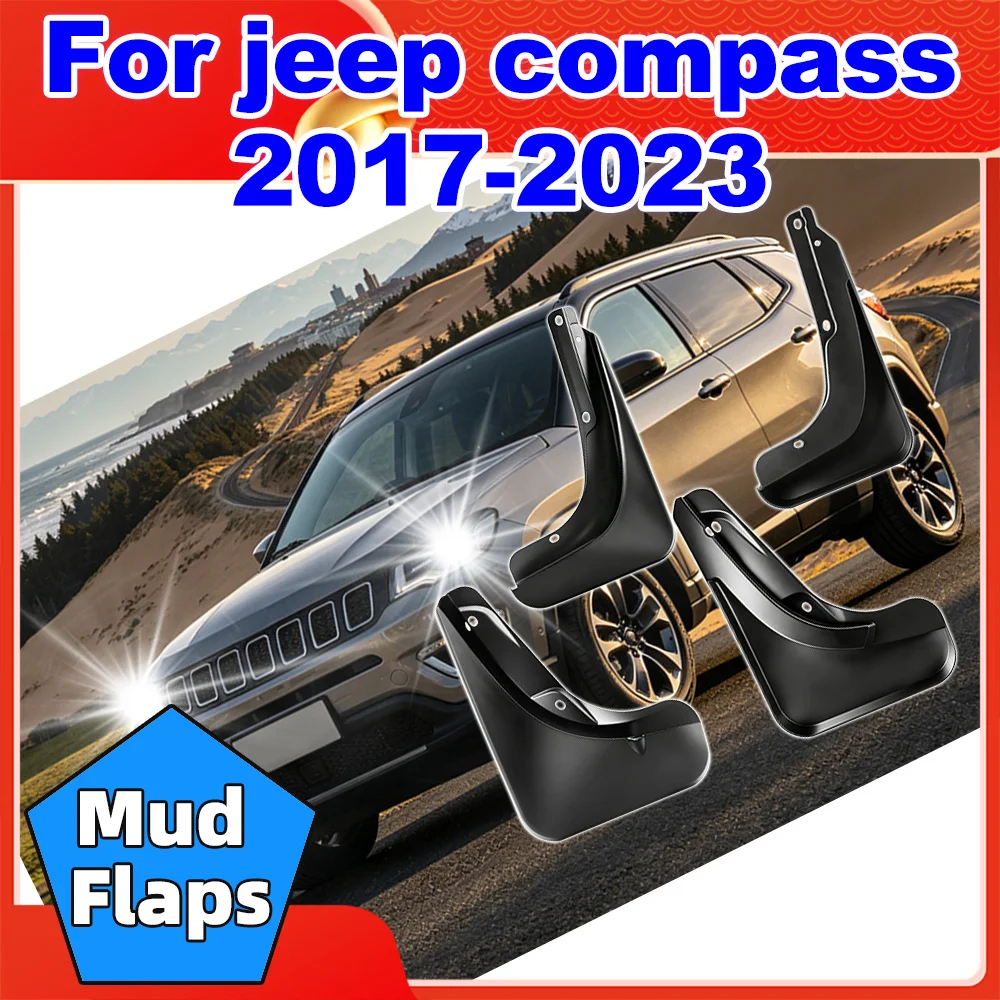 

Mudguard For jeep compass 2017 2018 2019 2020 2021 2022 2023 Fender Mud Flaps Guard Splash Flap Car Accessories