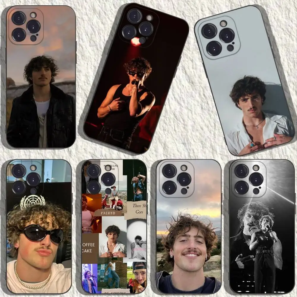 

benson boone Phone Case For iPhone 16,15,14,13,12,11 Plus,Pro Max,XS,X,XR,SE,Mini,8,7,Soft Silicone Black Cover