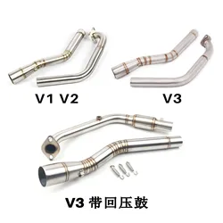 r15 Motorcycle Full Exhaust Escape System Modifed Pipe For Yamaha YZF-R15 R125 MT125 MT-15 2008-2017 Muffler Exhaust Pipe