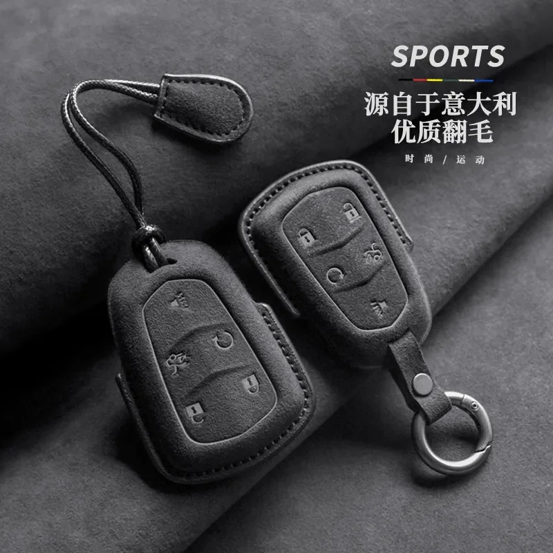 for Cadillac Key Holder XT4 XT5 XT6 CT6 CT4 CT5 XTS Car Key Chain Cover Case Accessory