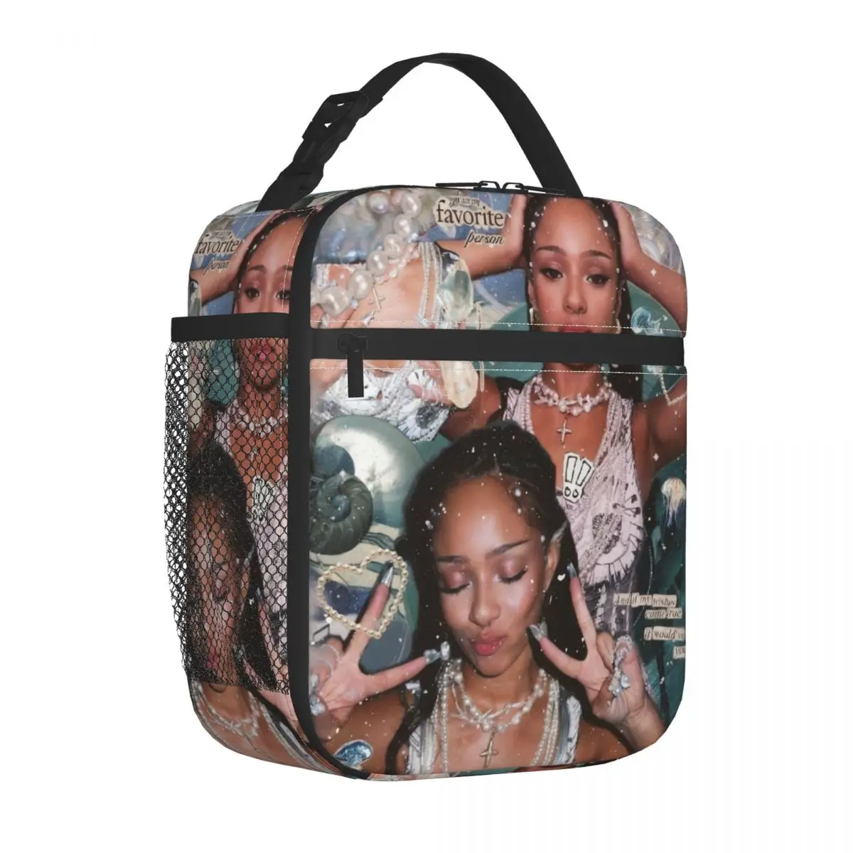 Manon Katseyes Kpop Insulated Lunch Bag Large Idol Lunch Container Cooler Bag Lunch Box Tote Work Picnic Food Storage Bags