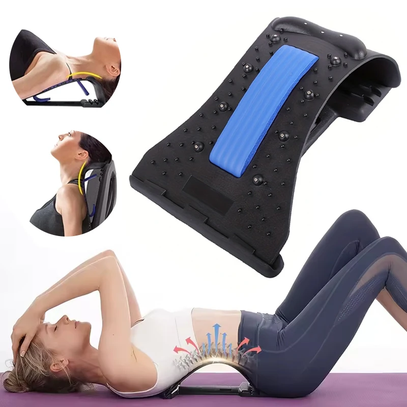Back Stretcher Lumbar Support Spine Corrector Magnetic Therapy Acupuncture Points Acupuncture Massage Relax Muscle Back Massager