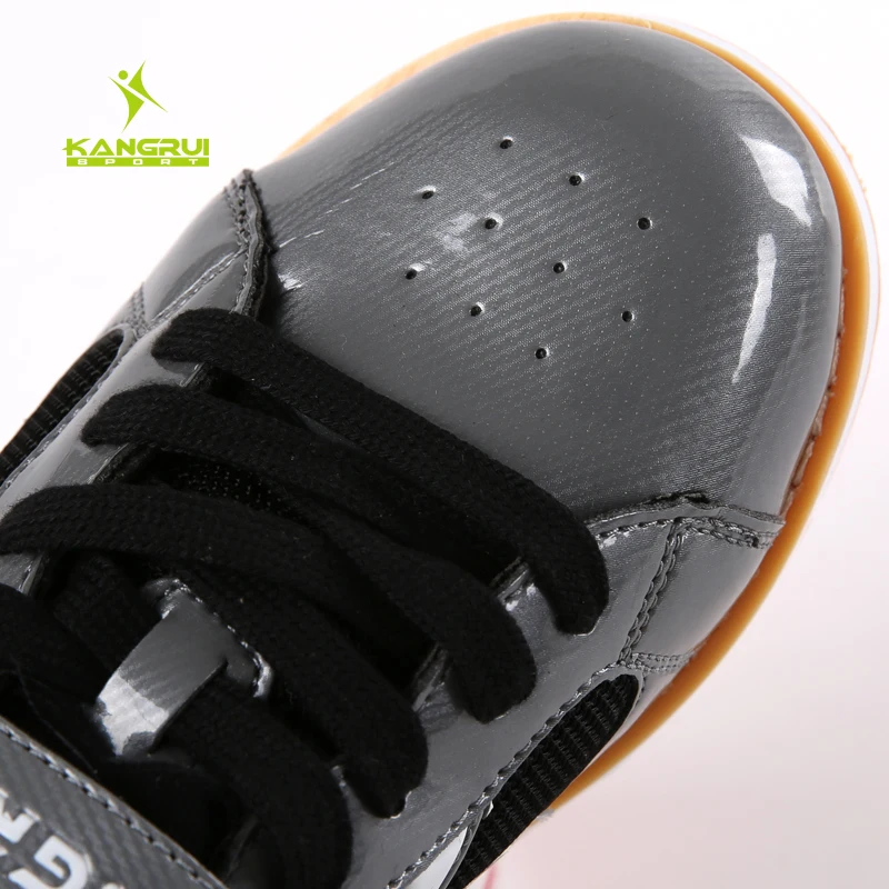 Kangrui-unisex profissional halterofilismo sapatos, sapatos de couro antiderrapante, para treinamento de agachamento, alta qualidade