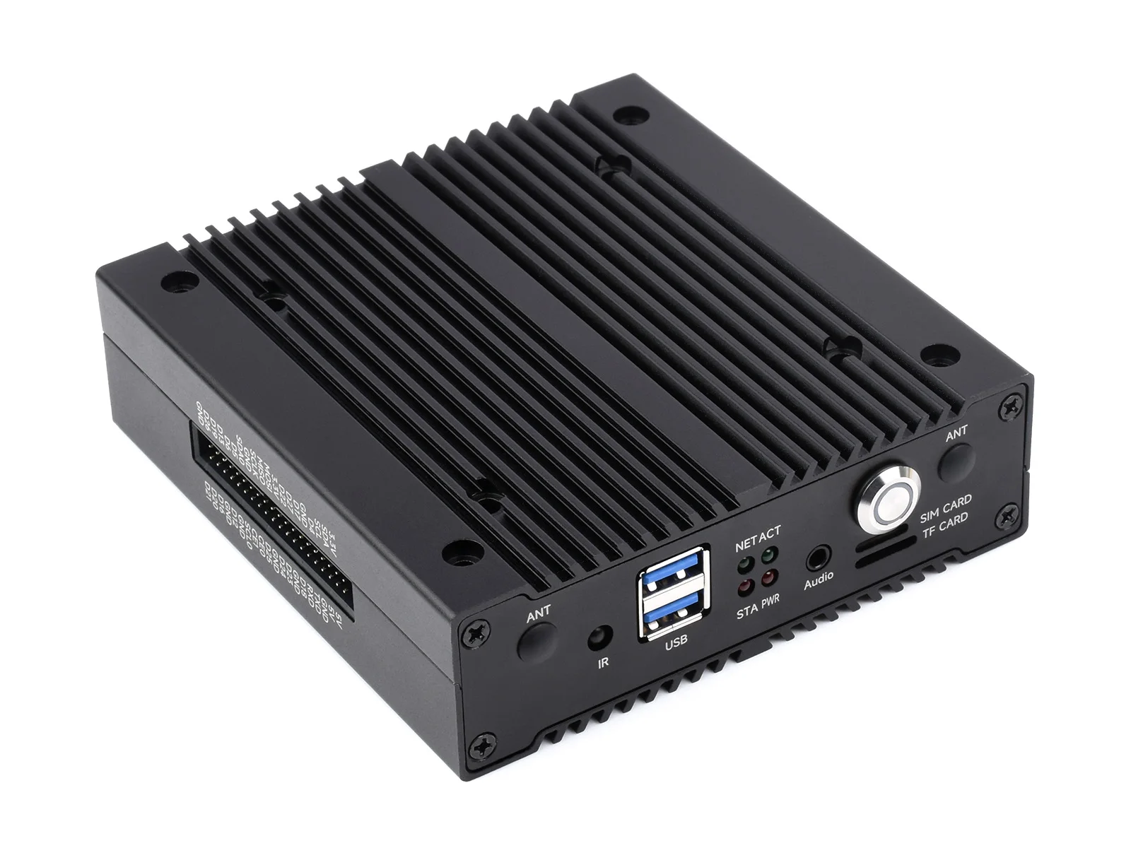 NAS Multi-functional Mini-Computer Designed for Raspberry Pi CM44 (NOT included), Network Storage, Dual Solid State Drive slots