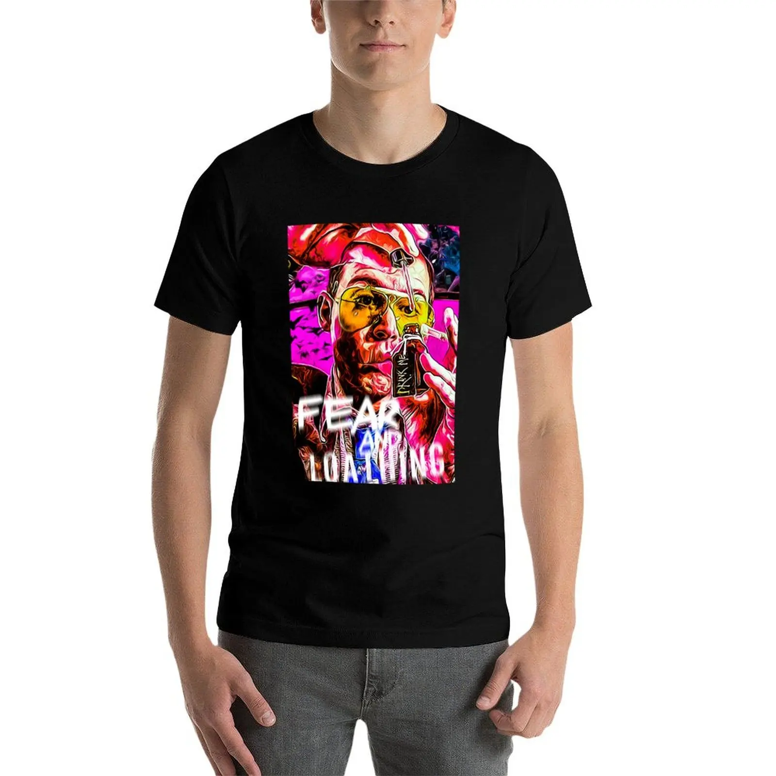 

Vintage Style Arts Fear And Loathing In Las Vegas T-Shirt t shirts for man graphic vintage cotton t shirt pack T-Shirt