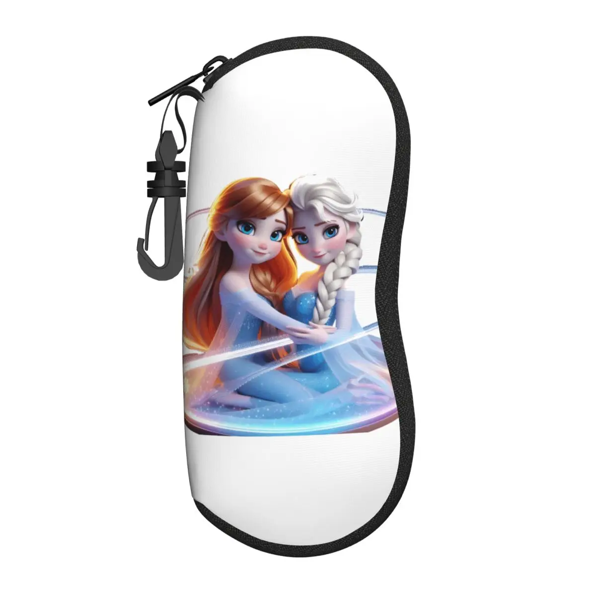 

Чехол для очков Elsa And Anna Frozen Splash, брелок для ключей, чехол для солнцезащитных очков, винтажный дорожный чехол для очков, сумка для очков унисекс