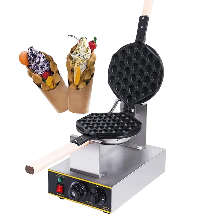 

Temperature Control Bubble Egg Waffle Maker Breakfast Egg Waffle Maker