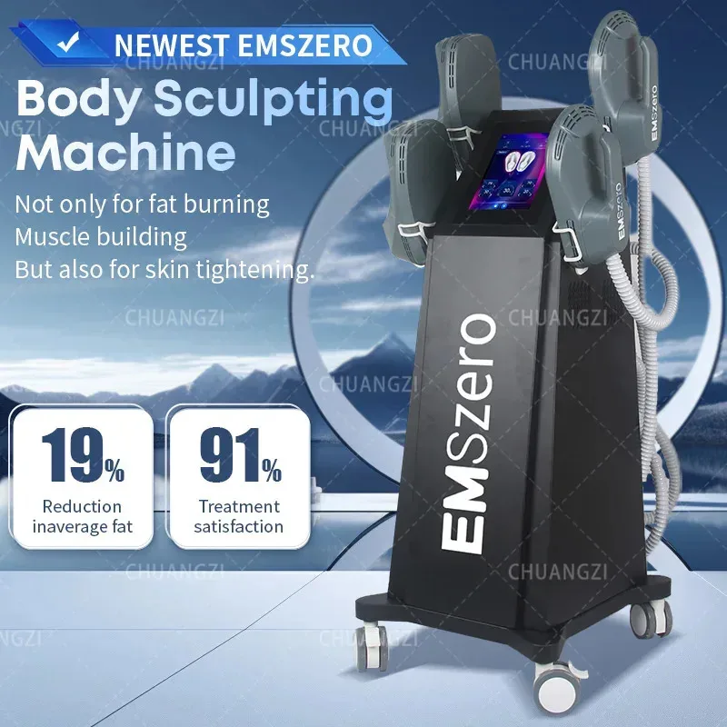 2026 HIEMT 6500W RF 15T 200HZ EMSZERO Body Shaping Machine Muscle Growth Fat Burning High-Intensity Electromagnetic Stimulator