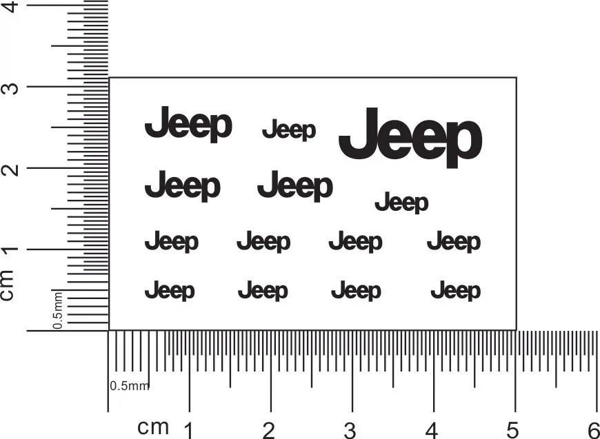 Orlando Hunt Model Car 1:35 24 18 Logo Metal Stickers