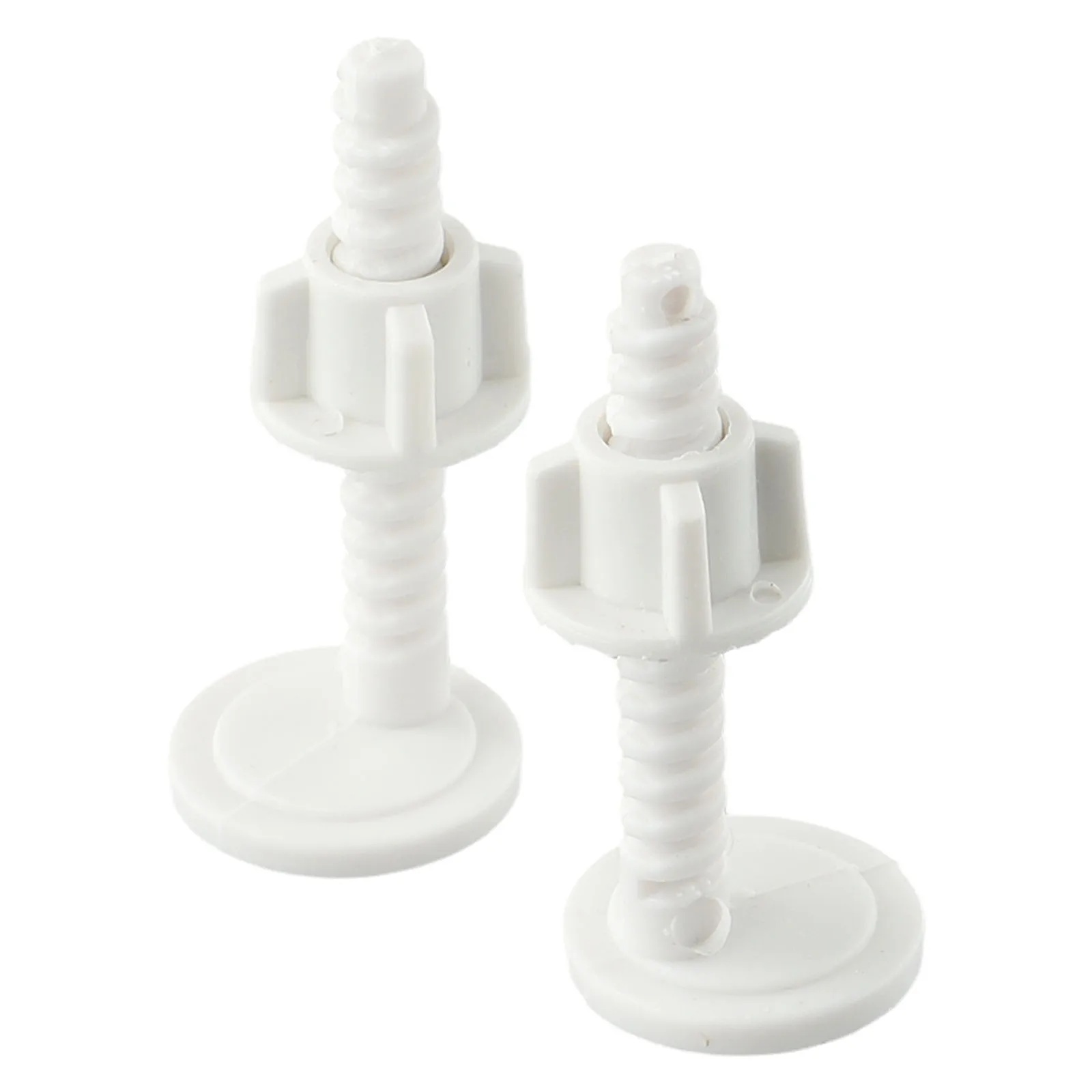 Bathroom Toilet Lid Screw White Excellent Toughness Good Strength 60*30mm Anti Aging Easy To Install Practical