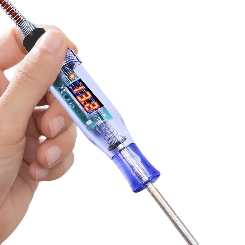New Upgraded 3V 12V 24V 48V 60V 72V 90V 120V Digital Voltage Tester Pen Car Truck EV Auto Repair Diagnostic Tool