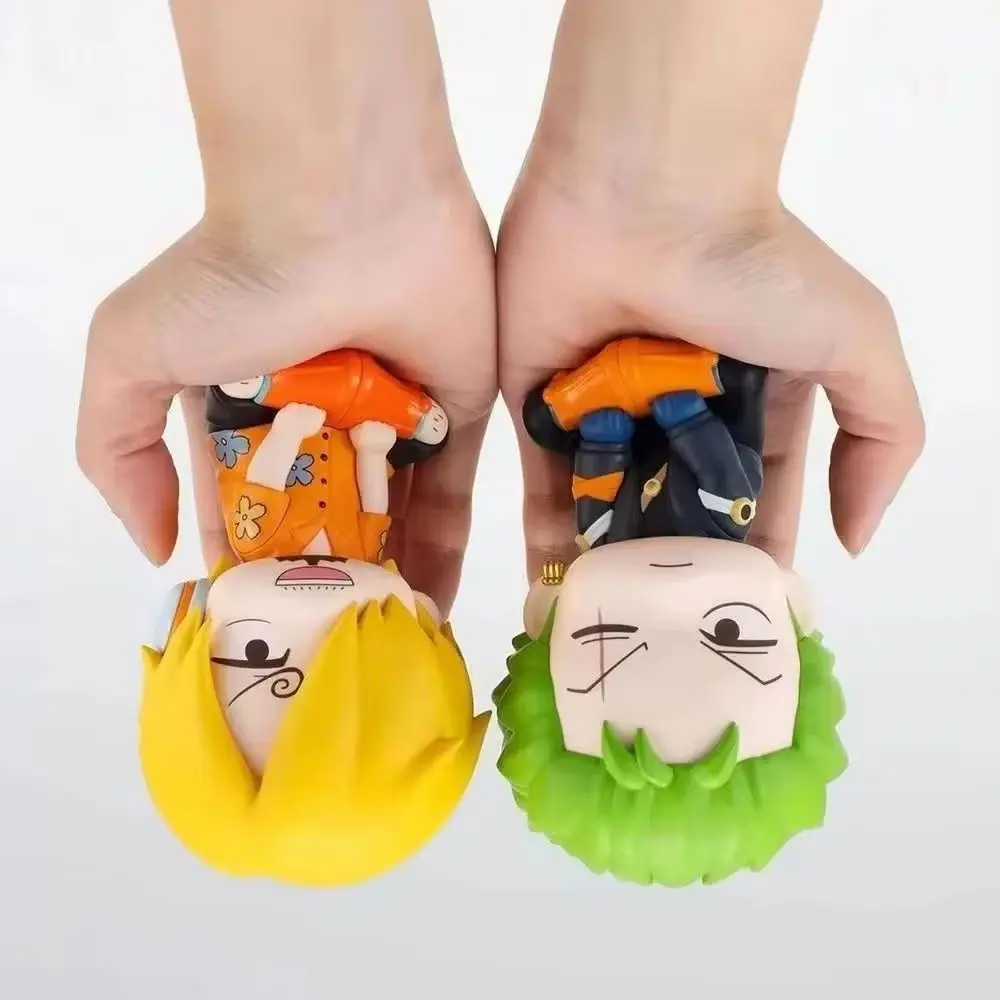 

100% оригинал в наличии MegaHouse Look Up One Piece Roronoa Zoro Sanji аниме фигурка модель украшение подарок на день рождения