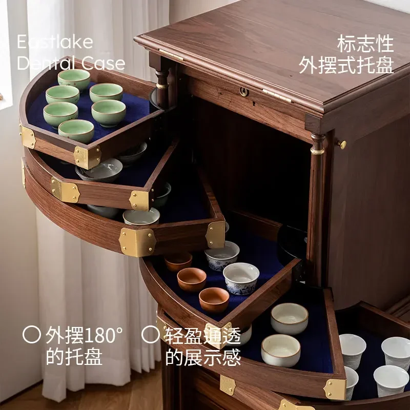 

Tea Cabinet Jewelry Storage Cabinet Shelf Set Wenwan