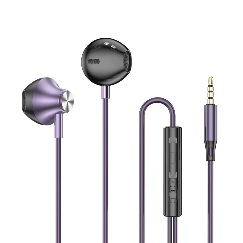 In-ear bedrade hoofdtelefoon HiFi muziek oordopjes Handenvrij oortelefoon Type-C 3,5 mm met microfoon Bedrade oordopjes voor Samsung Xiaomi tabletlaptop
