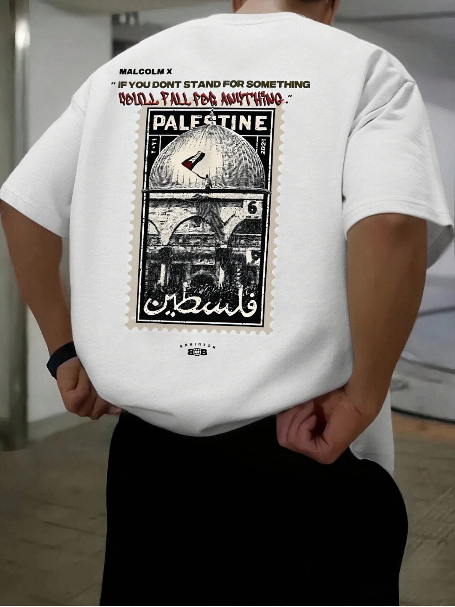 

Футболка-стойка для мужчин Футболки с графическим рисунком Топы Мужская одежда Хлопковые мужские футболки Новые рубашки и футболки Y2K Oversize Высокое качество