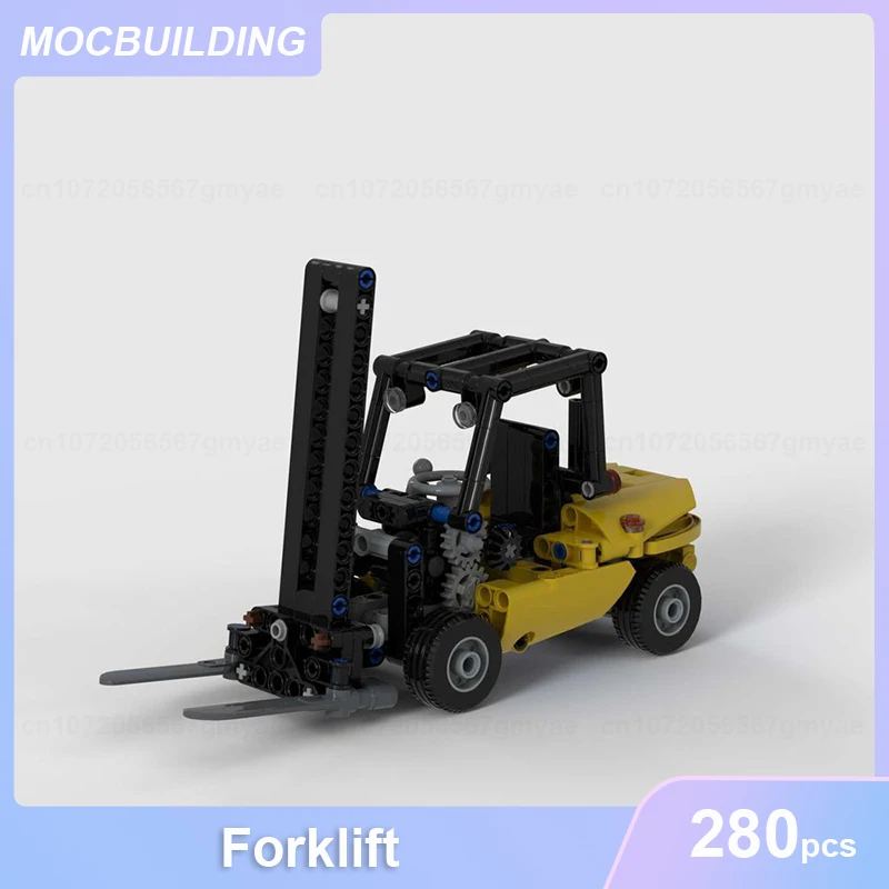 RC Flatbed Euro Truck & Step Deck Semi Trailer & Forklift 1:21 Scale Model MOC Building Blocks Assemble Bricks Transport Toys