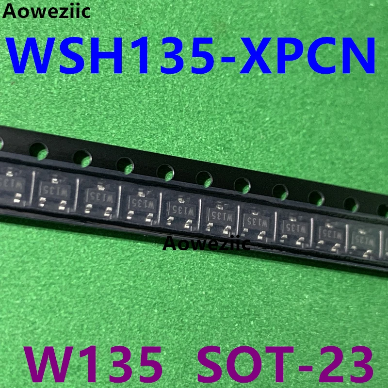 WSH135-XPCN SOT23 SMT screen printing W135 linear Hall element induction linearity 1.5mVG