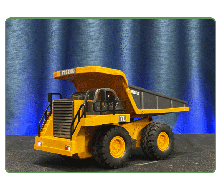 2,4G Legierung Fernbedienung Muldenkipper Bagger Bulldozer Engineering Fahrzeug 9 Kanäle RC Lkw Modell kinder Spielzeug Kinder geschenk – Detail 5