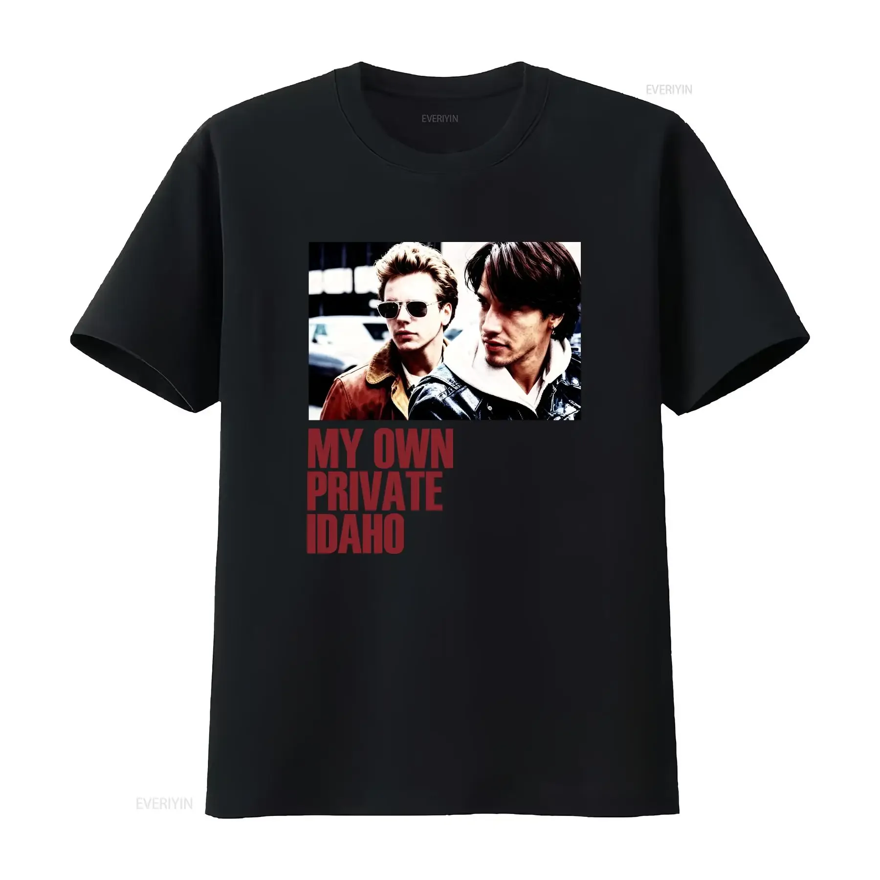 My Own Private Idaho T Shirt 093 Retro White  vintage Washed Soft homme Slightly Versatile graphic Stretched fashion