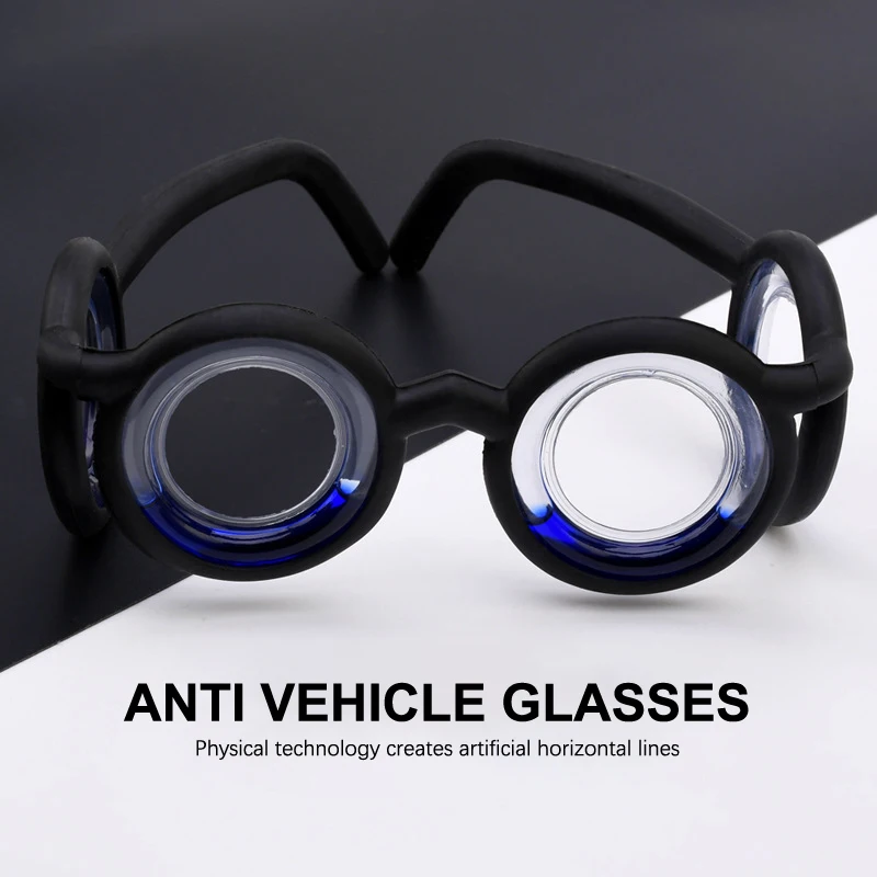 Anti-Sickness Glasses Without Lens Detachable Lightweight Anti Vertigo Glasses For Old Adults Children Outdoor Travel Supplies