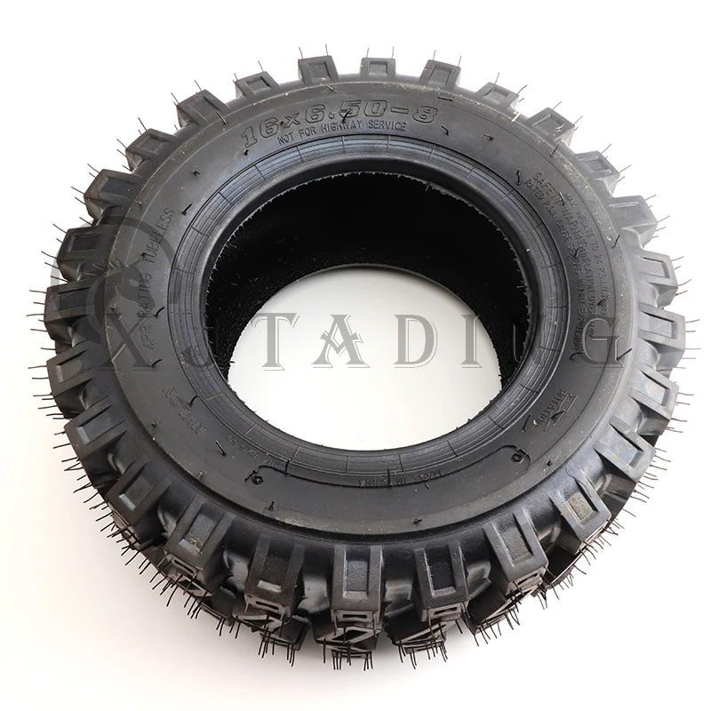16 inch vacuum Tyre 16x6.50-8 Tubeless tire for ATV Buggy snowplow Lawn Mower Farm Vehicle Tool Car wheel Accessories - view 4