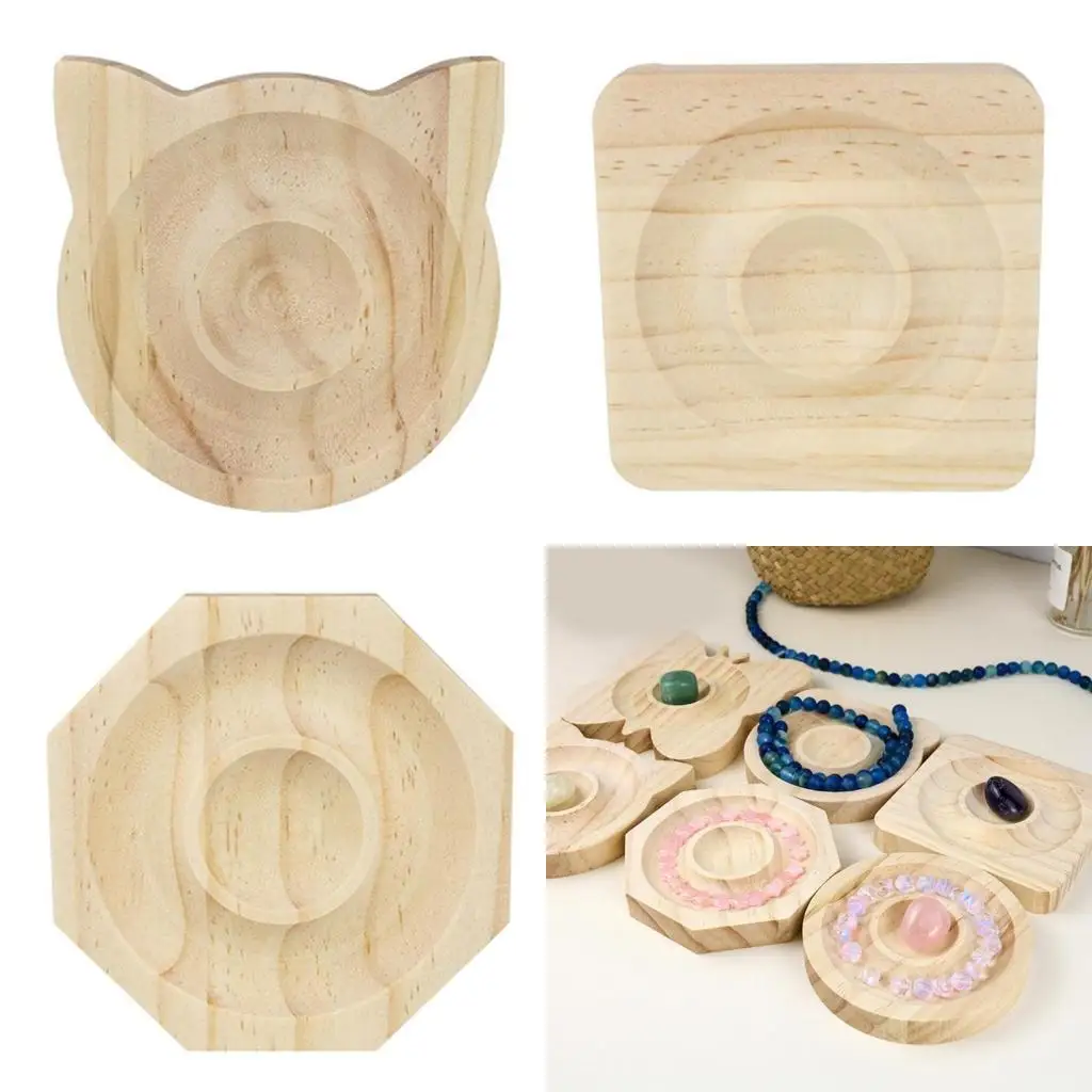 

652F Handcrafted Tray for Stringing Beads Butterfly Jewelry Dish Showcase Bead Storage Beads Mat