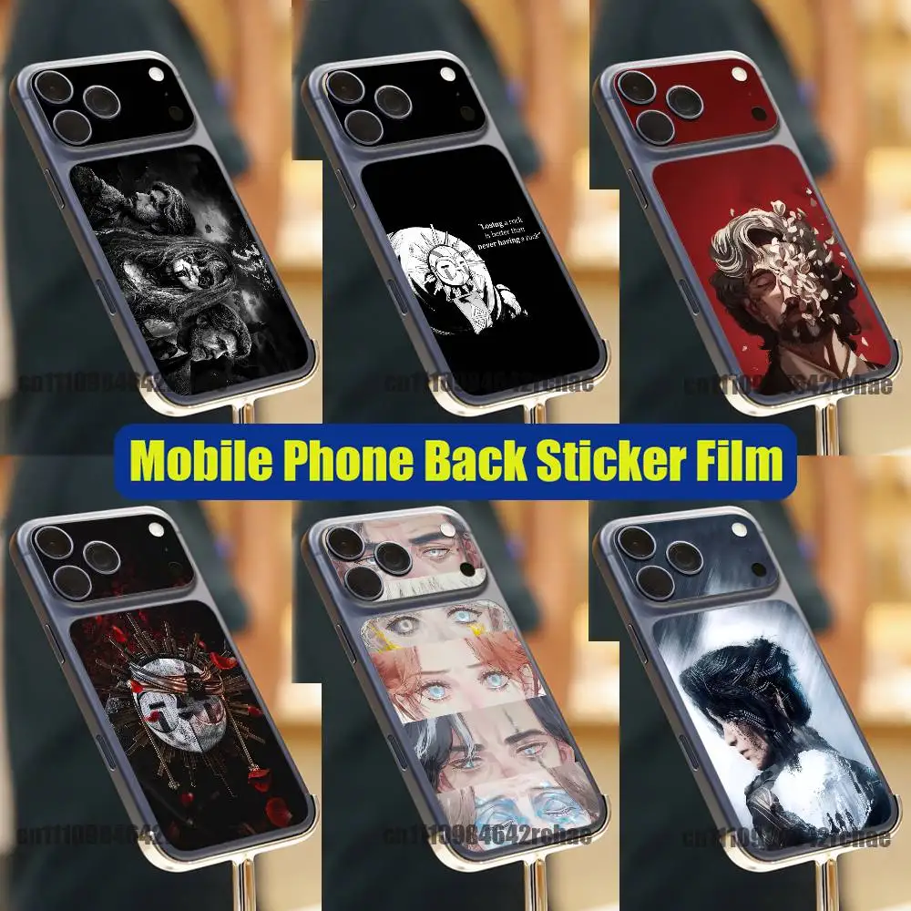 

For Clair obscur expedition 33 Phone Back Film Sticker iPhone 17 Pro Max P PM Decal Skin Wrap Custom Stickers Cover