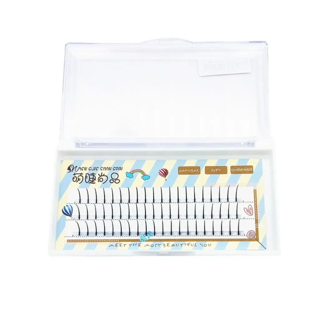 Bonito 5mm segmentado cílios inferiores diy maquiagem curto cílios inferiores extensão de longa duração sob grupos de olhos beleza