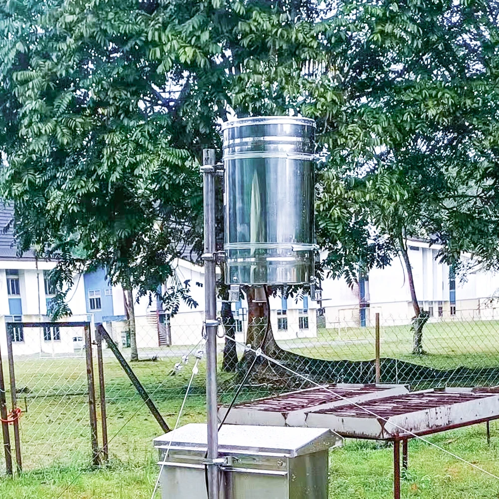 RK400-01 Metal Stainless Steel RS485 Tipping Bucket Rain Gauge
