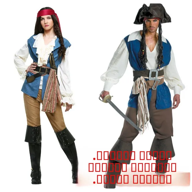 

Костюм пирата на Хэллоуин для женщин и пар, наряд пирата, одежда для ролевых игр в морского пирата для мужчин и женщин