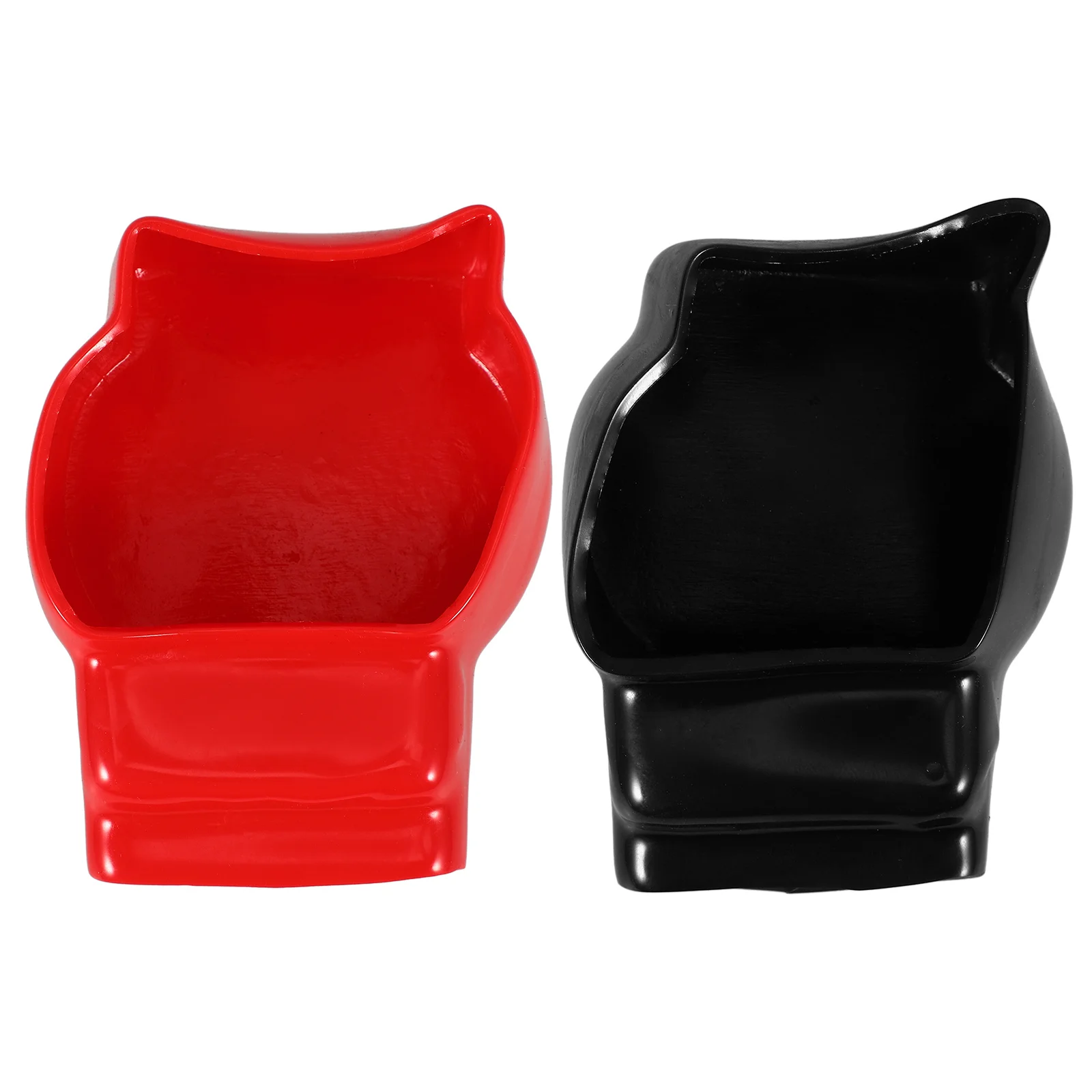 

2Pcs Terminal Protector Solid PP Post Wire Connector Covers Car Terminal Shims Positive Negative Cover Caps