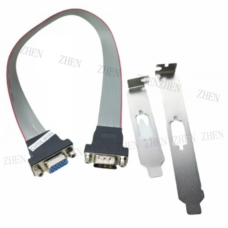Y Y Monitor TV Projector VGA 15Pin Male Female Full Half Bracket Flexible Flat Cable