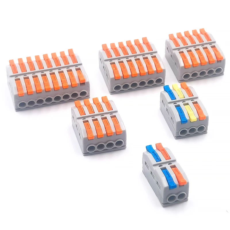 LED Light Source cabo conector, Mini Terminal, divisor condutor, parafuso base fixa, trilho de guia, opcional