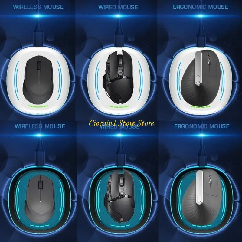 A3PC LED Mouse Movement Simulator Mouse Jiggler Mouse Mover Driver Mouse Movement Simulator with ON/Off Switch